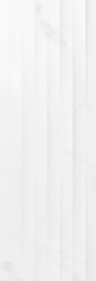 Керамическая плитка Meissen Плитка Elegance рельеф полосы белый 25х75