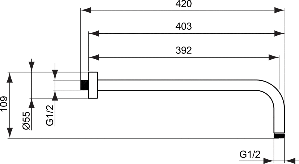Душевой комплект Ideal Standard Alpha 7 в 1 «ВСЕ для встройки» BD003AA - 17 изображение