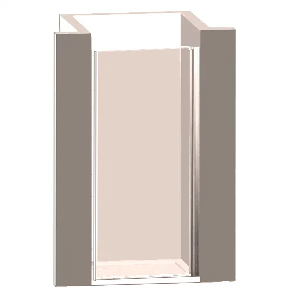Душевая дверь Vincea Orta 70 см хром, стекло прозрачное, VDP-1O700CL - 8 изображение