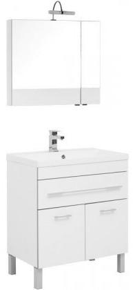 Комплект мебели для ванной Aquanet Верона 75 1 ящ 2 дв белый зеркало камерино
