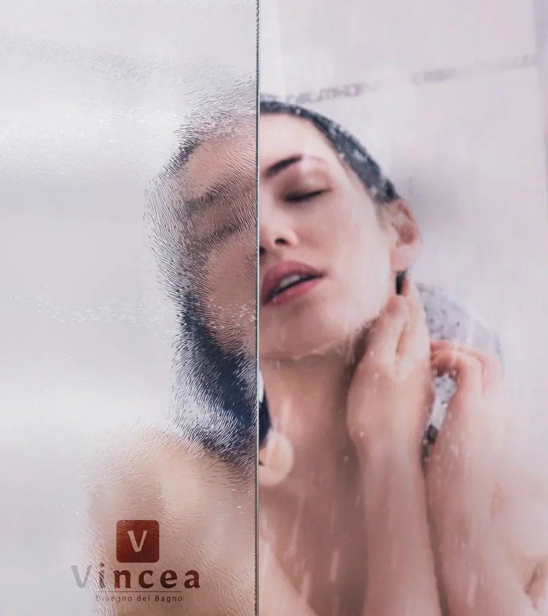 Душевой уголок Vincea Garda VSQ-1G900CH 90x90 см хром, стекло шиншилла - 7 изображение