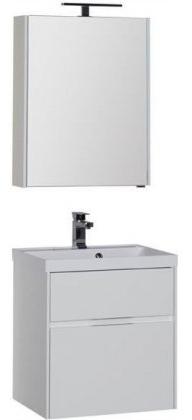 Комплект мебели для ванной Aquanet Латина 60 2 ящика белый