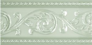 Керамическая плитка Carmen Бордюр Cenefa Yara Verde Pastel 7,5х15