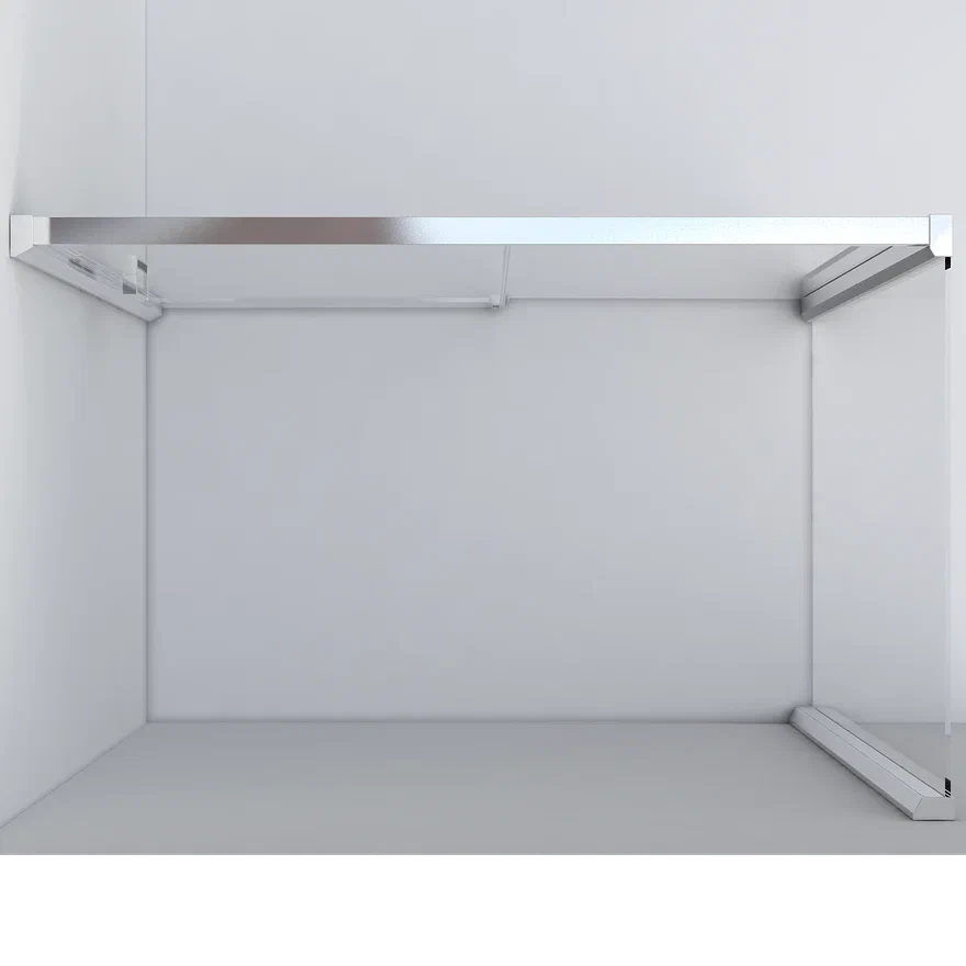 Душевой уголок Vincea Lugano VSR-1L1012CL-1 120x100 см хром, стекло прозрачное, Easy Clean - 3 изображение