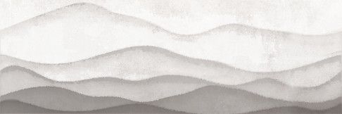 Керамическая плитка Cersanit Вставка Haiku HI2U091DT горы серый 25х75
