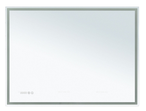 Зеркало Aquanet Оптима 100 белый матовый - 6 изображение