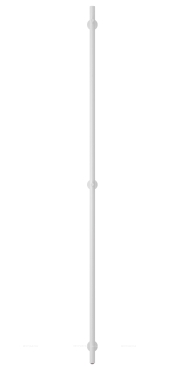 Полотенцесушитель электрический Сунержа Аскет 165х5 см 12-0850-1650 белый - 2 изображение