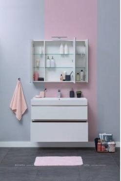 Комплект мебели для ванной Aquanet Бруклин 70 белый - 9 изображение