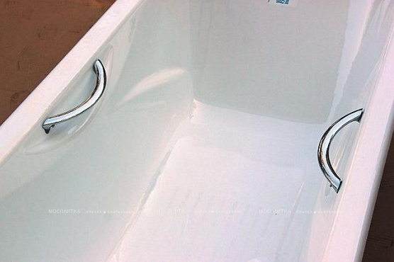 Чугунная ванна Roca Malibu R 160x75 см с ручками - 8 изображение