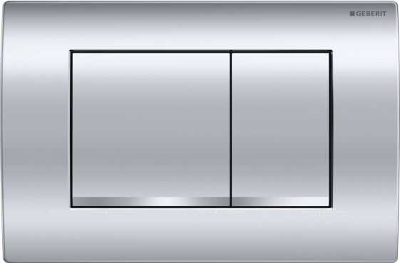 Инсталляция для подвесного унитаза Geberit Delta 458.163.21.1 с панелью смыва, хром глянцевый - 2 изображение