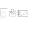 Унитаз подвесной безободковый Am.Pm Func C8F1701MWSC с крышкой-сиденьем микролифт белый - 11 изображение