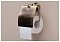 Держатель туалетной бумаги Aquanet 3886, бронза - 2 изображение