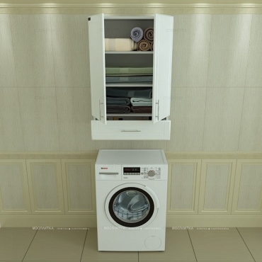 Шкаф над стиральной машиной СаНта Дублин 60/90 423003 - 2 изображение