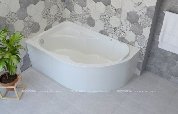 Акриловая ванна Lavinia Boho Grance Hill, 170x105 см. левая, 361630AC - 4 изображение