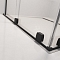 Душевой уголок Radaway Furo KDD 80х120 см стекло прозрачное, профиль черный - 4 изображение