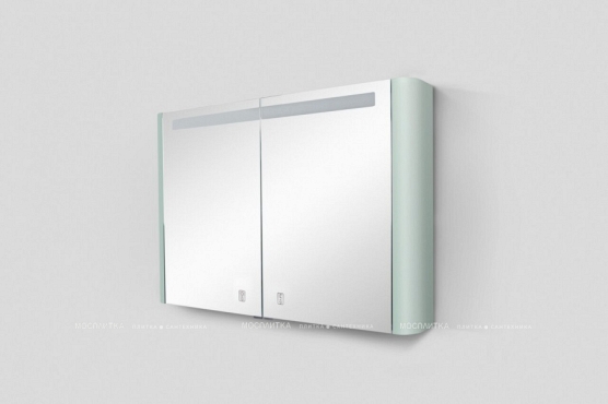 Зеркальный шкаф Am.Pm Sensation M30MCX1001GG, 100 см, с подсветкой, мятный - 2 изображение