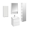 Зеркальный шкаф Aquaton Сканди 55 белый 1A252102SD010 - 5 изображение
