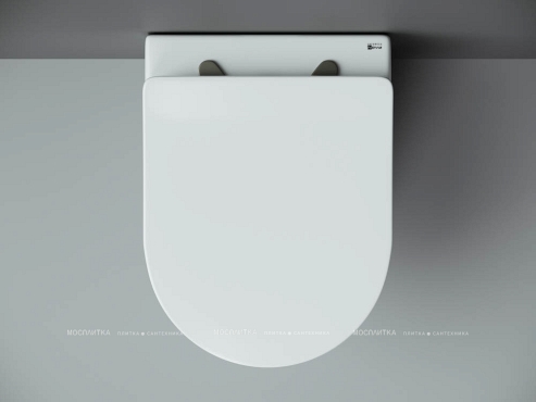 Комплект подвесной безободковый унитаз Ceramica Nova Metropol Rimless с крышкой-сиденьем CN4002 + инсталляция для унитазов Bocchi 8010-1000 - 6 изображение