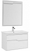 Комплект мебели для ванной Aquanet Модена 85 белый глянец