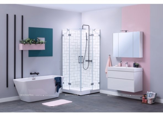 Комплект мебели для ванной Aquanet Бруклин 70 белый - 15 изображение