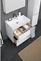 Комплект мебели для ванной Aquanet Гласс 70 белый - 23 изображение