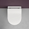 Комплект подвесной безободковый унитаз Ceramica Nova Play Rimless CN3001 с сиденьем Soft Close + инсталляция Am.Pm ProC I012707.0138 с клавишей смыва ProC L, чёрная матовая - 8 изображение
