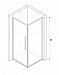 Душевой уголок RGW SV-43 06324380-11 80x100 см прямоугольный стекло прозрачное хром - 2 изображение