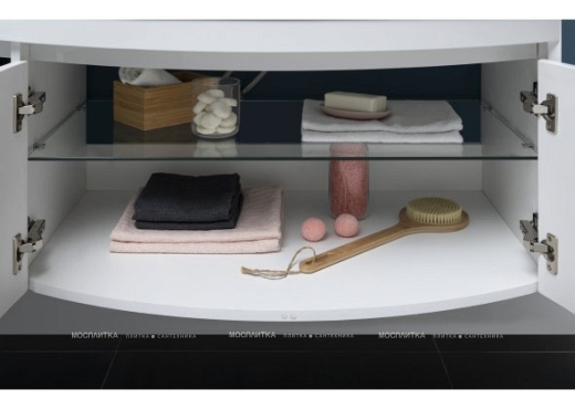 Комплект мебели для ванной Aquanet Опера 115 R 2 двери 2 ящика белый - 7 изображение