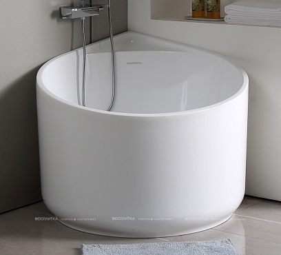 Акриловая ванна Abber 95х95 см AB9305, белый - 2 изображение