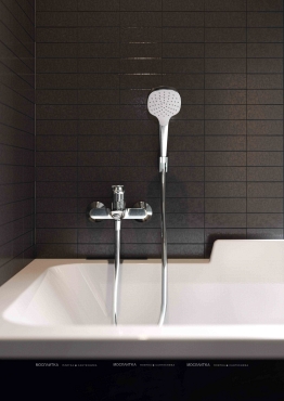 Смеситель для ванны с душем Hansgrohe Logis 71400000 - 3 изображение