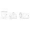 Комплект подвесной безободковый унитаз Am.Pm Inspire C501700WH белый + инсталляция Geberit Duofix Sigma Plattenbau 111.362.00.5 - 8 изображение