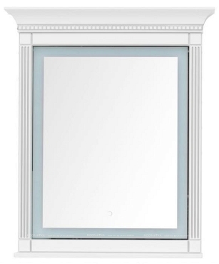 Зеркало Aquanet Селена 90 белое/серебро - 2 изображение