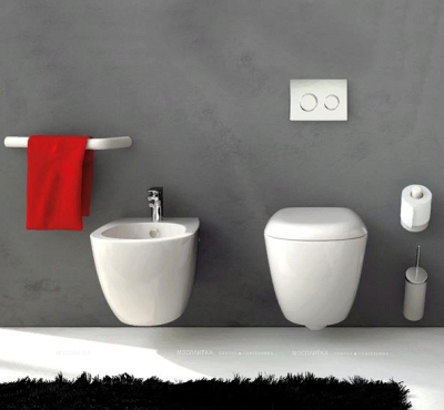 Держатель туалетной бумаги ArtCeram Postit PSC001 01; 75, с метками на итальянском языке - 7 изображение