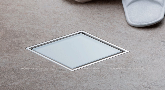 Душевой трап Pestan Confluo Standard White Glass 1 15x16 - 3 изображение