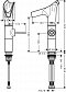 Смеситель Axor Starck V для раковины 12114820 никель - 2 изображение