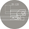 Душевой уголок Cezares SLIDER-AH-1-100-80/90-C-Cr стекло прозрачное, профиль хром - 9 изображение