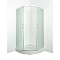 Душевой уголок Erlit Comfort 80х80 см ER0508-C3 профиль серебро, стекло матовое - 3 изображение