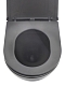 Унитаз подвесной безободковый AQUAme AQM2002MGR с крышкой-сиденьем микролифт, серый матовый - 4 изображение