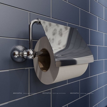 Держатель туалетной бумаги с крышкой Iddis Retro RETSSC0i43, хром - 5 изображение