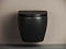 Комплект подвесной безободковый унитаз Ceramica Nova Metropol Rimless с крышкой-сиденьем CN4002MB, черный матовый + инсталляция Am.Pm ProI 012704 - 3 изображение