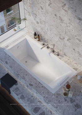 Акриловая ванна Creto Elite 170х75 см 11-17075 - 6 изображение