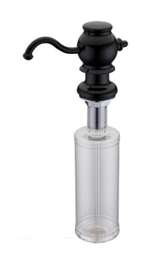 Дозатор жидкого мыла Zorg Inox ZR-24 ЧЕРНЫЙ МЕТАЛЛ, цвет черный металл - 5 изображение