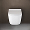 Комплект подвесной безободковый унитаз Ceramica Nova New Day CN3005 с крышкой-сиденьем микролифт + инсталляция Geberit Duofix 458.124.21.5 с кнопкой, хром глянцевый - 4 изображение