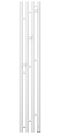 Полотенцесушитель электрический Сунержа Кантата 3.0 120х19,1 см 30-5847-1216 матовый белый - 2 изображение