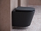 Комплект подвесной безободковый унитаз Ceramica Nova Balearica CN6000MB Черный матовый с сиденьем Микролифт + инсталляция Grohe Rapid SL 38775001 4 в 1 с кнопкой смыва - 3 изображение