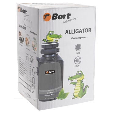 Измельчитель пищевых отходов Bort Alligator Plus 93410761 - 7 изображение