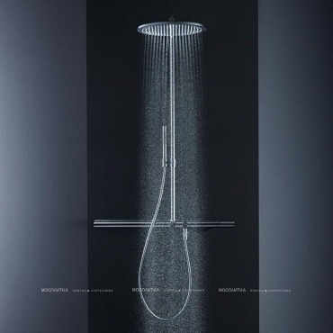 Душевая стойка Axor Showerpipe 27984000, с термостатическим смесителем, хром - 2 изображение