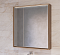Зеркальный шкаф Raval Frame Fra.03.75/DT, 75 см, с подсветкой, дуб трюфель - 4 изображение