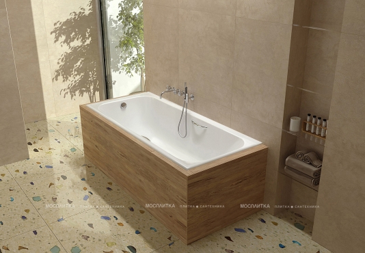 Чугунная ванна Wotte 160х75 см Start 1600x750UR c ручками, белая - 3 изображение