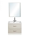 Зеркало Style Line Прованс 80 см СС-00000445 белое с подсветкой - 2 изображение